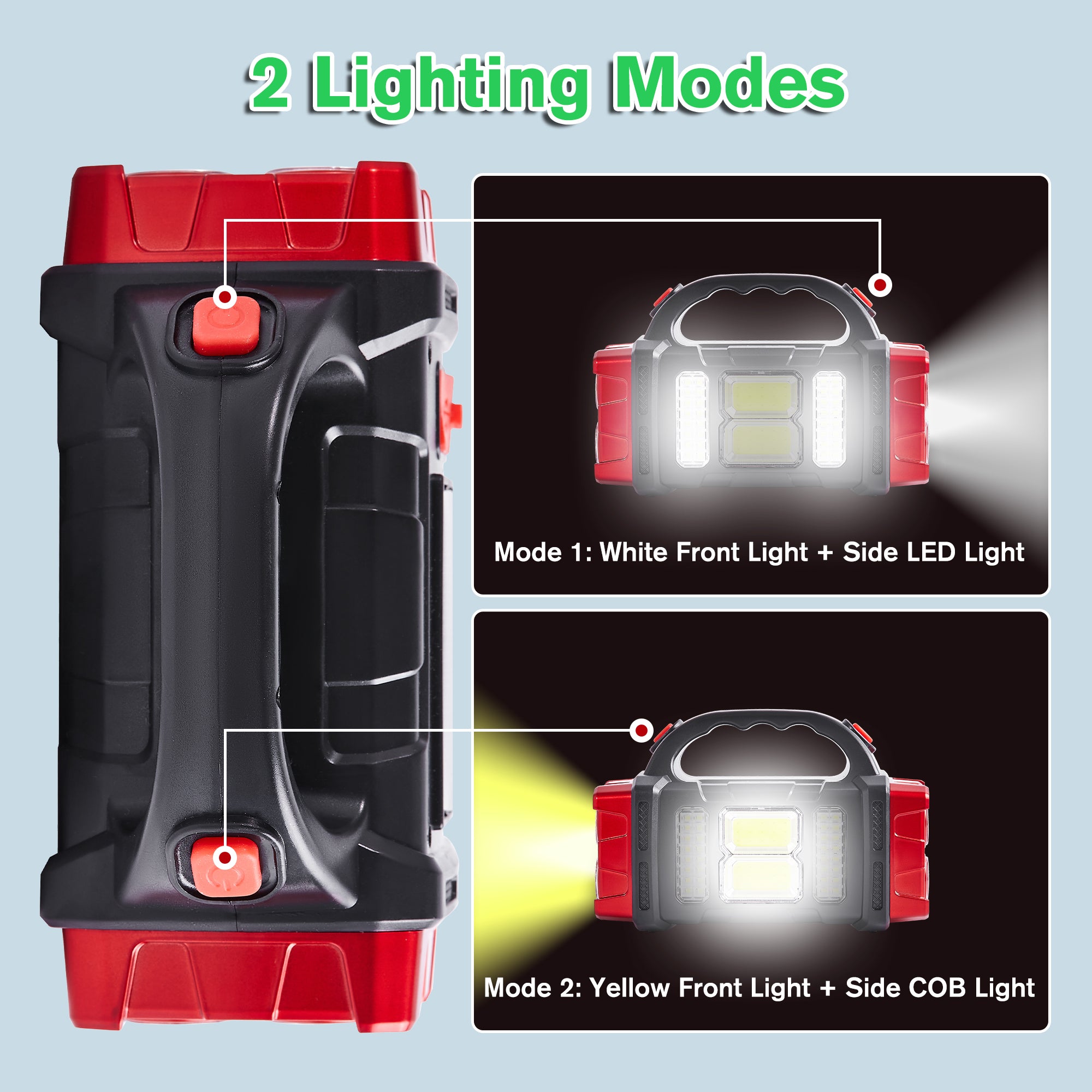 Dual Charging LED Torch – Solar & USB