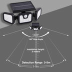 74LED Solar Powered Security Light (2 Pack)