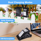 Portable Solar Clip Light (2 Pack)