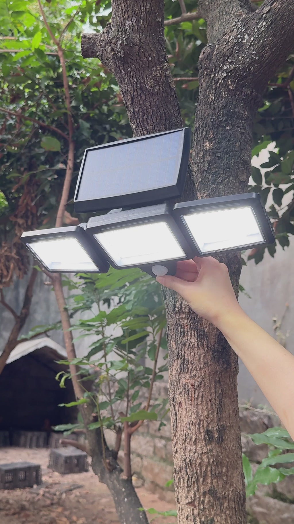210LED Solar Powered Security Light